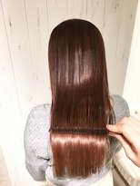 アンド ラ ブランシュ(&.La Blanche)&nbsp;&.La Blanche【関塚】ツヤ髪オレンジブラウン&トリートメント☆