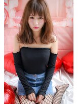 マーリャヘアー(mallia hair) のばしかけミディアムヘア