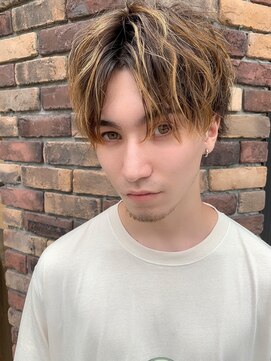 ロンド ロビン 栄(Lond robin) 【Lond robin】高瀬慎也 無造作センターパート  G