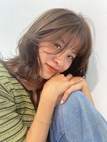 ラボヌールヘアーグレース 門前仲町店(La Bonheur hair grace)&nbsp;くびれミディ×オリーブベージュ