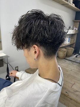 マール(MARL) 前下がりマッシュ× スパイラルパーマ