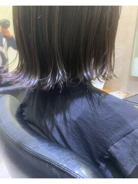 シェル 国分寺(shell) 切りっぱなし/ミディアム/ボブ/10代20代