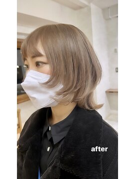 イル(iLu.) マッシュショートベージュ