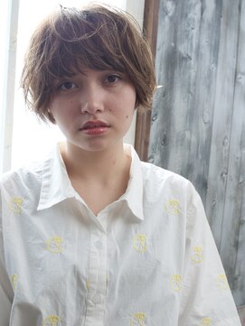 アトリエMAI 北千住 20代30代40代マッシュパーマ大人可愛い丸みショートアースカラー