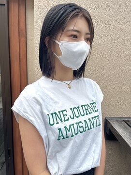 ヘブンリー(heavenly) #艶髪 #ケアブリーチ #デザインカラー #ミルクティー