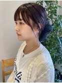 ラベンダーグレージュ / シュシュアレンジ
