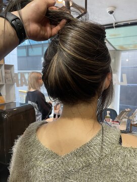 ラフ(LAFF) #黒髪#ボブルフ#ネビージュ#小顔#ワンレン