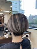 ショート×バレイヤージュ