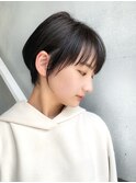 黒髪/グレーベージュ/レイヤーロング/前髪パーマ[西船橋/津田沼]