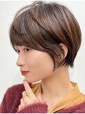 【長谷川】小顔に見せる前下がりショート