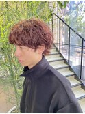 メンズパーマ　スパイラル　ニュアンスパーマ　吉祥寺/島田優斗