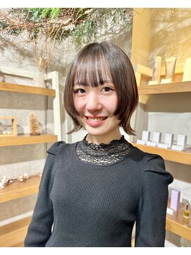 トリコ ショップアンドヘアサロン(tricot shop hair salon) くびれ/小顔ボブ♪yu