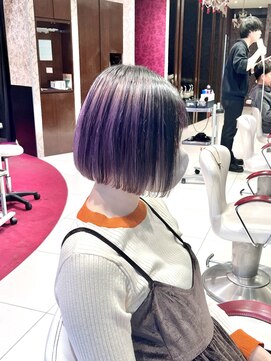 アース 大曽根店(HAIR&MAKE EARTH) アンブレラカラー&パツっとボブ