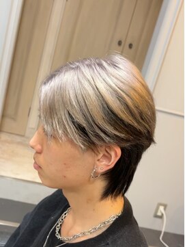 アビールブレ 新潟万代(ABEY LEVRAI) センターパートウルフ/アウターカラー