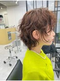 顔周りレイヤーカットショートスタイル【可愛い30代40代50代】