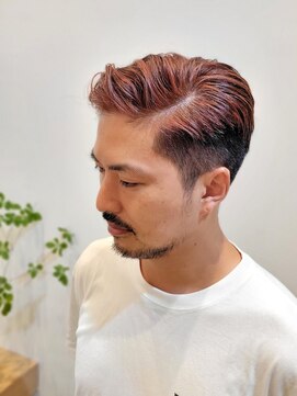 キザシ(KIZASI) メンズも艶とセクシーさが出る白髪ぼかしハイライト#脱白髪染め