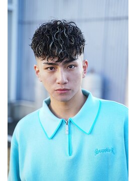 シエンブルー(CIEN blue) スペインカール　スパイラルパーマ　ホワイトメッシュ