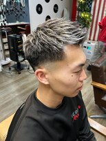 メンズグルーミングナンバーナイン(MEN'S GROOMING NUMBER NINE)&nbsp;ホワイトメッシュ/ツイストスパイラル/メンズパーマ