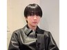 自然な毛流れ！メンズカット＋ストレートパーマ＋トリートメント25630→20600