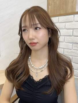 ウキ(uki) 韓国へアナチュラルレイヤーカット 透明感グレージュ 豊川