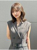 オリーブベージュ/アディクシーカラー/ボブ