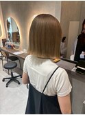 切りっぱなしボブ