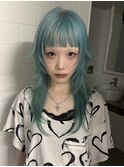 ハイレイヤー×ミントブルー