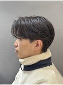 メンズセンターパート/ニュアンスパーマ