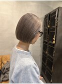 グレージュ/ハイトーン/ボブ/トリートメント/ブリーチ