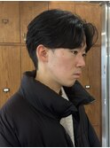 毛流れセンターパート