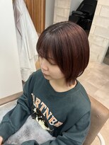 ファクト(FACT SPA) ピンクブラウン×レイヤースタイル
