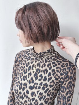 ラウンジ モリオ イケブクロ(Lounge MORIO Ikebukuro) ＊くせ毛風顎ラインボブ外国人風ミニボブ耳かけボブ小顔ボブディ