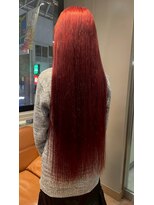 パーミル ヘア クマモト(permille ‰ hair Kumamoto)&nbsp;赤髪×スーパーロング