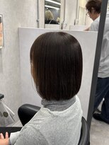 ヘアサロン ドットプラス 町田店(dot. plus) ぱつっとボブ/切りっぱなしボブ/縮毛矯正ボブ