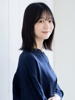 ワンマイル 八潮店(one mile) 20代30代40代◎白髪染めリタッチカラー外ハネミディアム八潮