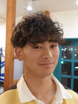 ディッセンバー 伊勢崎(December) メンズ/センターパート/似合わせカット/ニュアンスパーマ