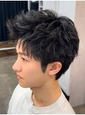 メンズブリーチスパイラルパーマツイストパーマメンズブリーチ