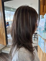 ヘアラウンジ アングゥ(hair lounge ungu)&nbsp;ハイライトカーキグレージュ