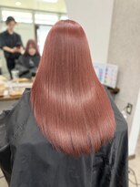 ヴェルム ヘア デザイン(Velum.HAIR DESIGN) アプリコットオレンジ|ブリーチカラーでも叶う美髪|髪質改善