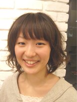 インプレッション 三軒茶屋店(impression)&nbsp;ふんわりエアーウエーブのキュートなボブ