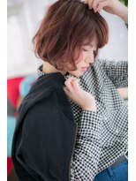 ヘアアンドビューティー ミック(Hair & Beauty miq) スポンテ二アスカラーのエアリーボブb(miq阿佐ヶ谷)