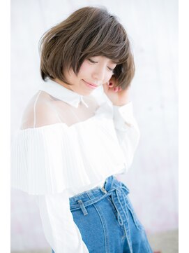 ミック ヘアアンドビューティー 大山店(miq  Hair&Beauty) 大人可愛い♪ひし形シルエットボブa