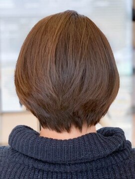 グランシュ 青葉台店(GranCieux) ブラウンベージュ×くびれボブ
