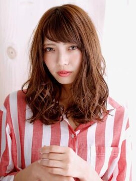 ナル 白山神社参道通り店(nalu) おろし流しのミックスカールスタイル