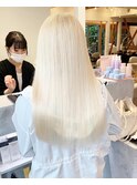 エクステ60本 ブロンドヘアー【RAF北参道】担当遠山