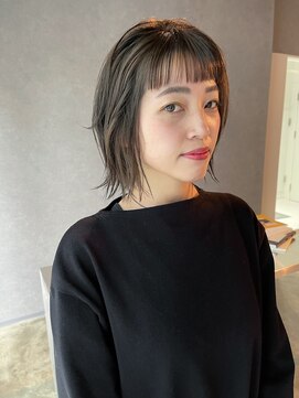 イトシテ お客様スナップ【オン眉＊アッシュグレージュ】本多身和子