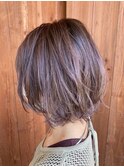 外はねボブ×ラベンダーカラー◎20代30代40代50代