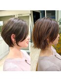 30代・40代・50代大人女性【美シルエット】ショートボブ