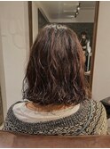 切りっぱなしパーマ