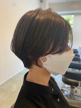 ビビグランジュテ(BiBi) 高知　南国市　BiBi glandjete 大人ショート　ハイライト